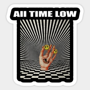 Illuminati Hand Of All Time Low Sticker